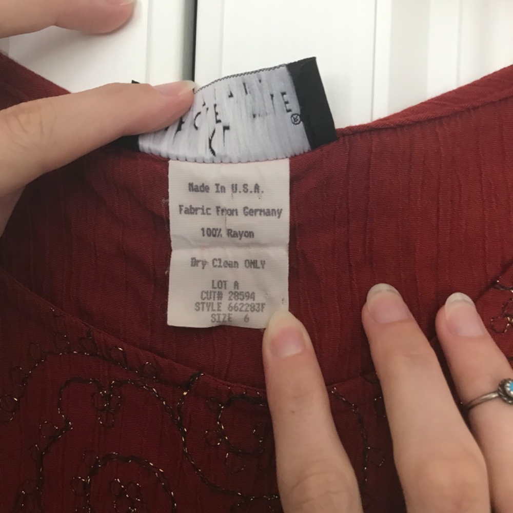 Carol little whimsical red tank top - Picture 2 of 3